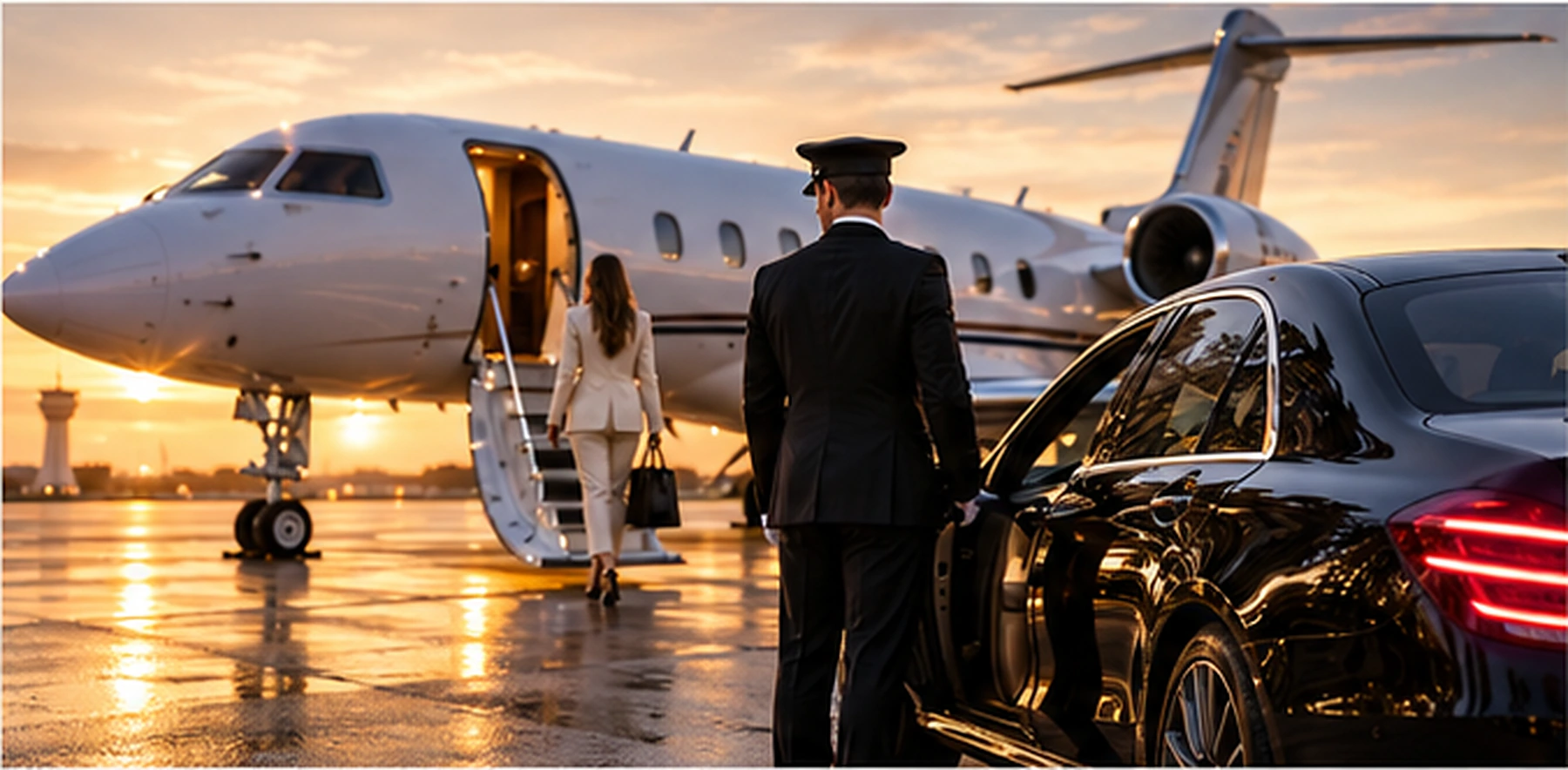 Transfert aéroport premium à Paris avec chauffeur privé