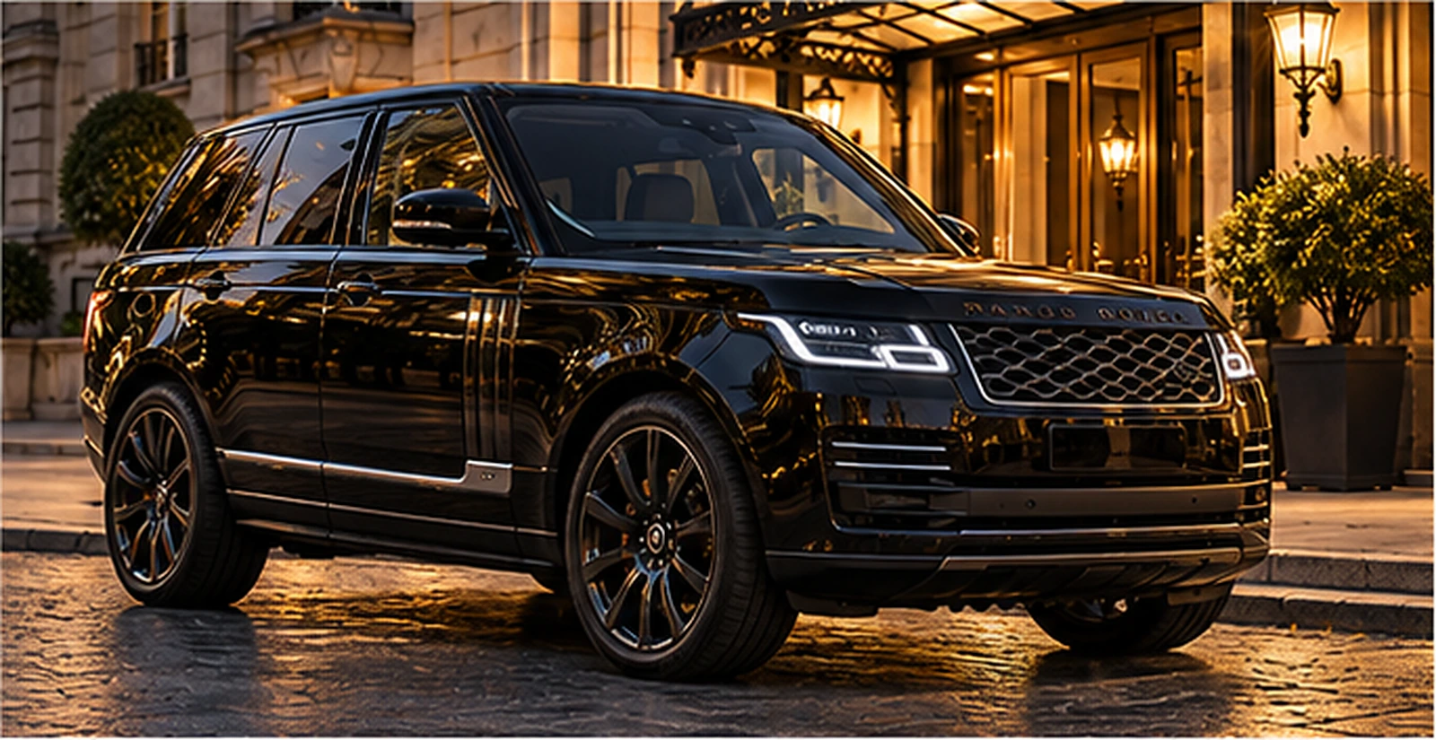 SUV de prestige noir Parislimo à Paris