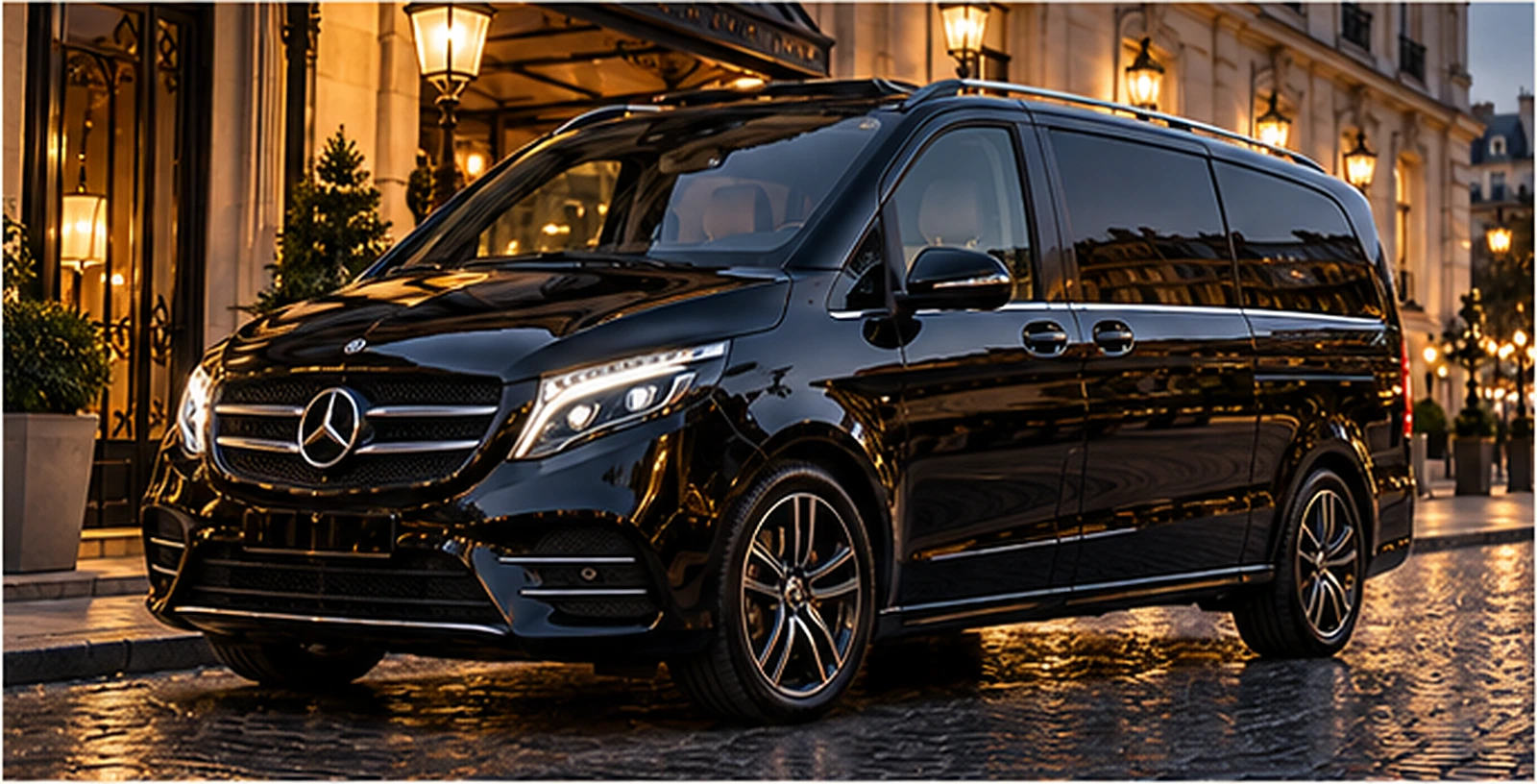 Mercedes Classe V premium avec chauffeur Parislimo