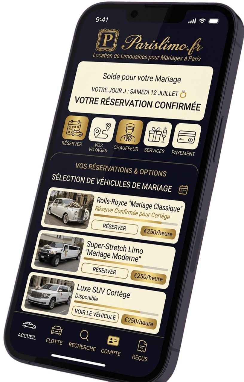 location limousine Mariage Paris